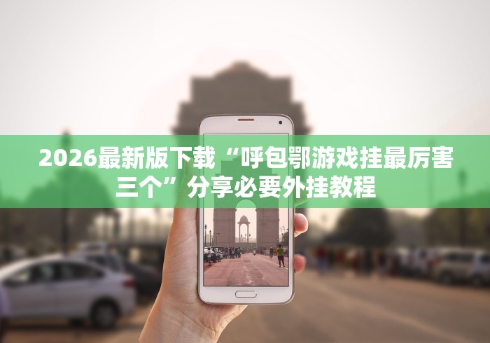 2026最新版下载“呼包鄂游戏挂最厉害三个”分享必要外挂教程