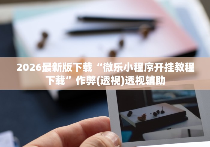 2026最新版下载“微乐小程序开挂教程下载	”作弊(透视)透视辅助