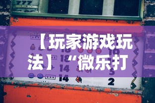 【玩家游戏玩法】“微乐打麻将技巧大全”通用版下载教程