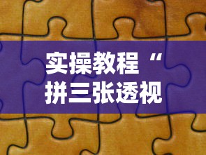实操教程“拼三张透视软件”详细分享装挂步骤