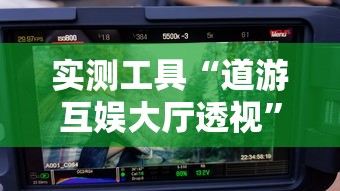 实测工具“道游互娱大厅透视”确实可以使用辅助