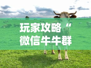 玩家攻略“微信牛牛群斗牛群”房卡链接获取